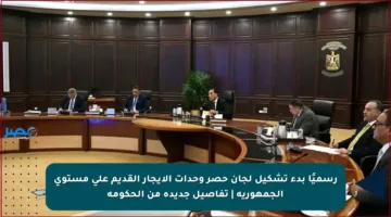 رسميًا بدء تشكيل لجان حصر وحدات الإيجار القديم على مستوى الجمهورية | تفاصيل جديدة من الحكومة